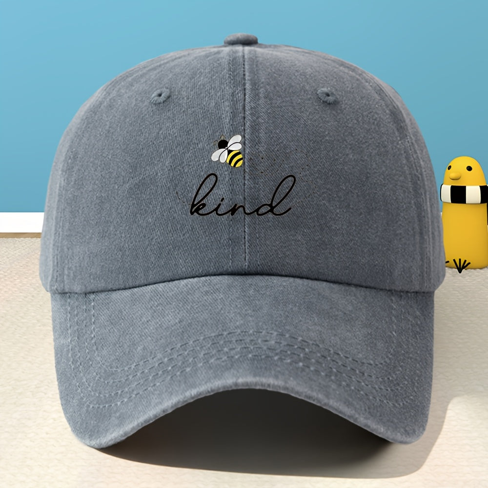 Unisex Printed Baseball Cap, Classic Washed Distressed Vintage Duckbill Cap for Outdoor, Casual, Sports, Shopping, and Vacation,  Street Rock Rap Hip-Hop Hat, Soft, Comfortable, Sweat-Absorbent, Adjustable Cap