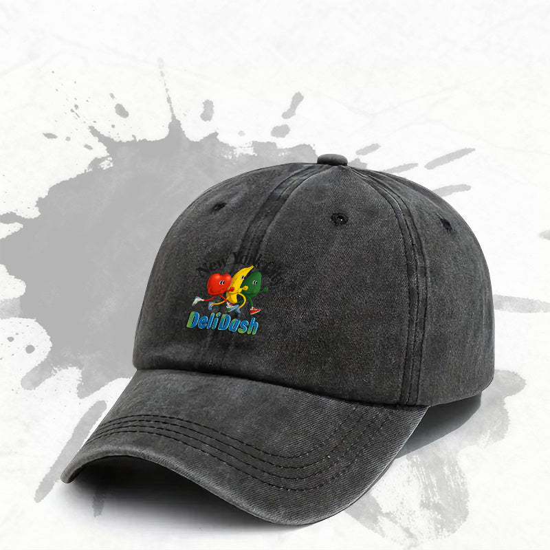 1pc, Adjustable Baseball Cap with 'Fruit Running' Design, Lightweight Printed Craft Women'S Hat, 'Fruit Sports' Men'S Trendy Cap, Ideal Gift for Weddings, Parties, Birthdays