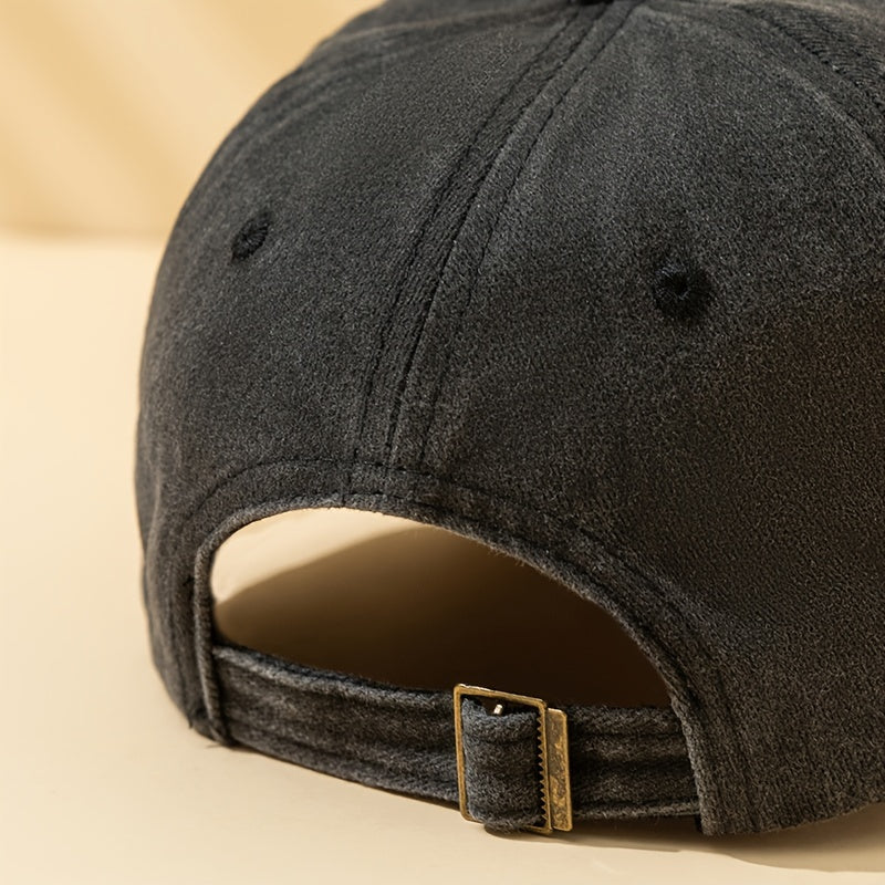 Trendy Versatile Printed Baseball Cap for Men And Women, Retro Casual Hat, Breathable, Sun-Protective, Adjustable Outdoor Sports Cap, Stylish Street Hip-Hop Hat