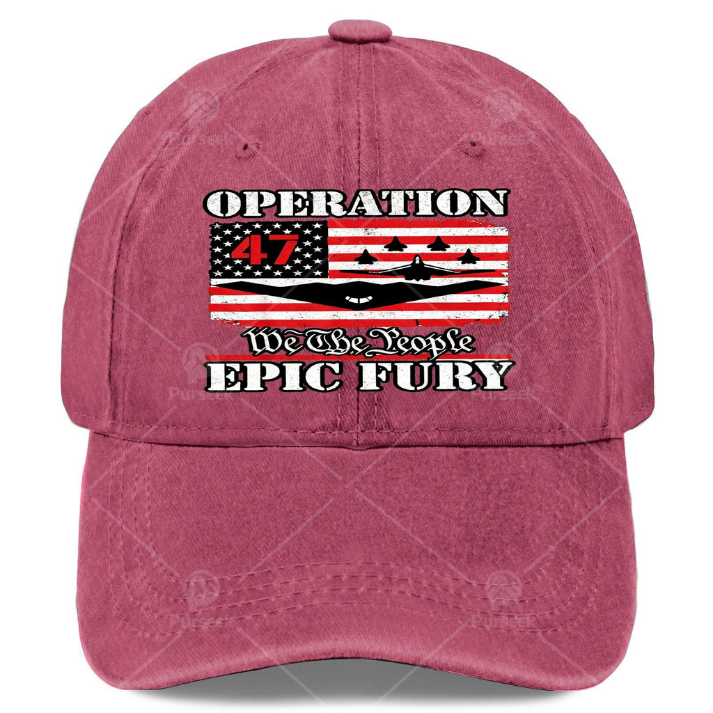 Vintage Baseball Cap with the Words "We The People" Printed on It- Lightweight and Washed, Suitable for Christmas, Games, and Independence Day Celebrations- Unisex Cap with an All-over Print, Ideal for Everyday Casual Wear and Themed Events