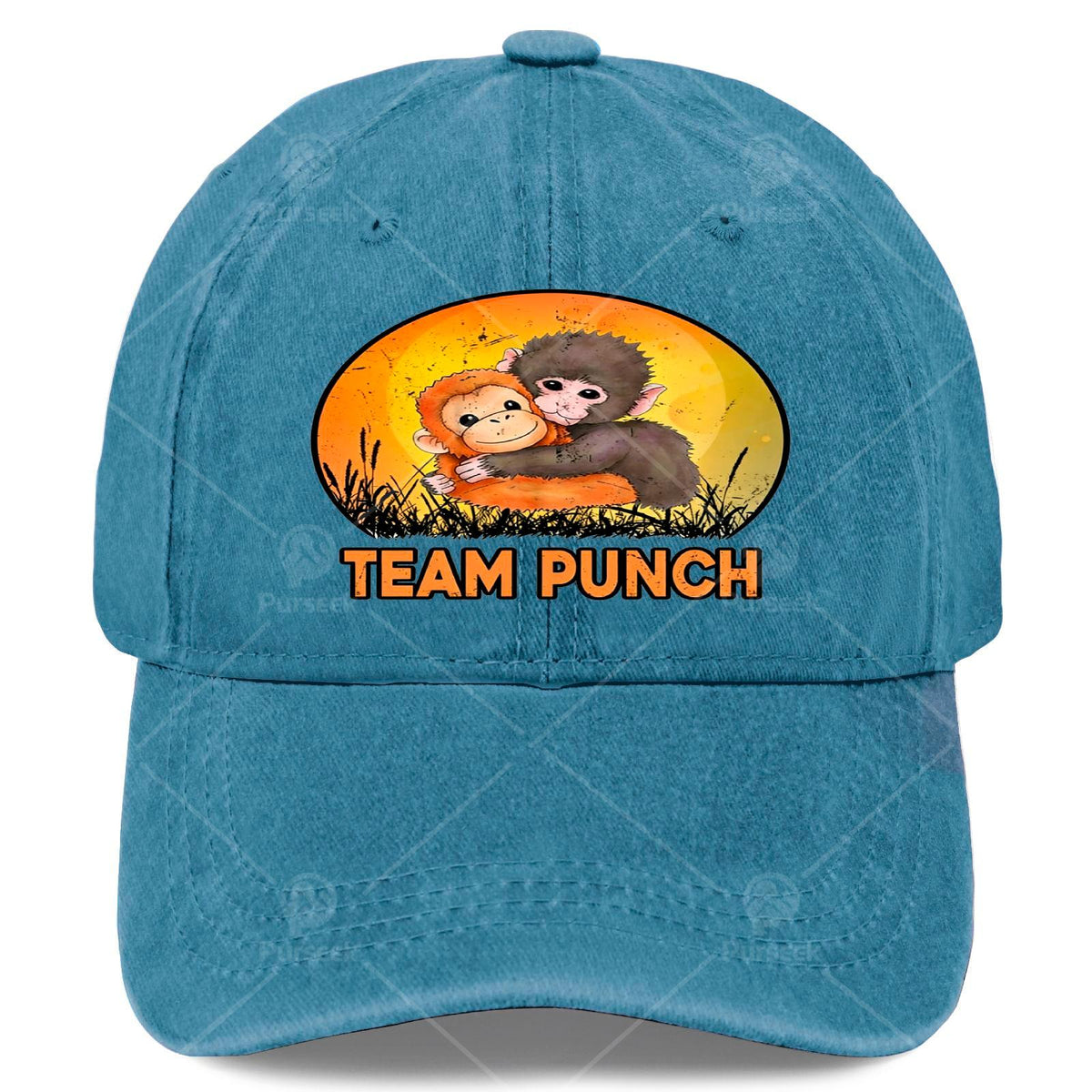 Cute Babys Monkey Punchs Vintage Baseball - Retro Monkey Print Full-Body Iconic Monkey, Lightweight Unisex Hat Suitable for Christmas, Games, 4th of, Casual Wear & Themed Events, Hand Washable for &