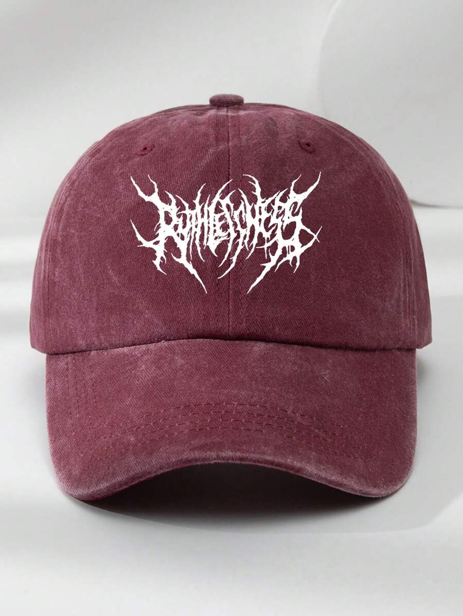 MAKEFGE 1 Stück Unisex Lässig Mode CALIFORNIA bestickte, verwaschene UV-Schutz verstellbare weiche Baseballkappe für den Outdoor-Gebrauch, passend für tägliches Outfit und Halloween