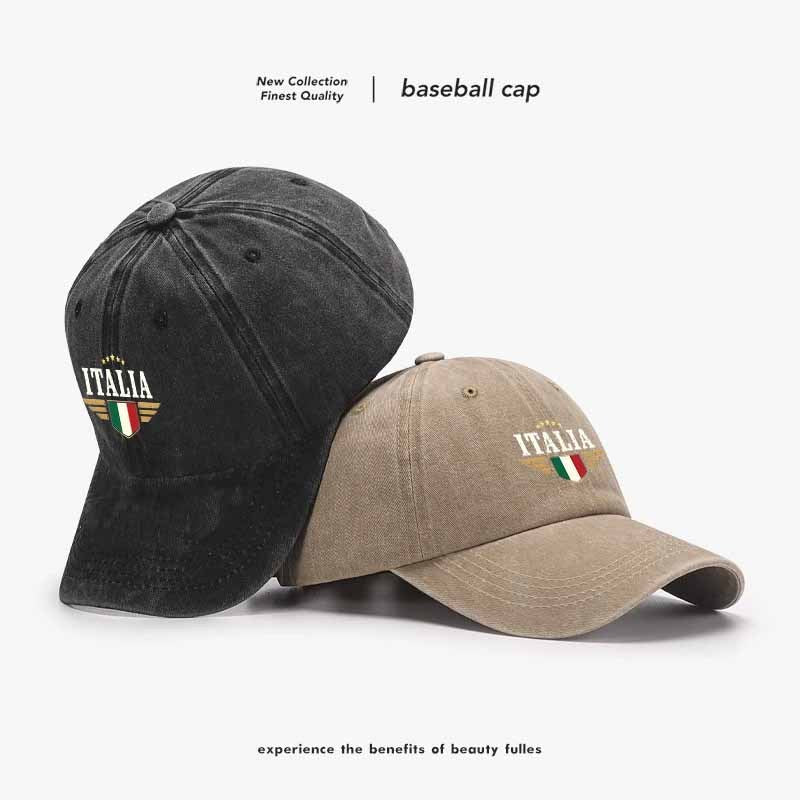 Italian Flag Baseball Cap Suitable for - Lightweight Breathable Hat with Italy Lettering & Tricolor Emblem, Unisex Travel Hat for Men & Women, Italian Heritage Outfit, Outdoor Events & Casual Wear (Durable)