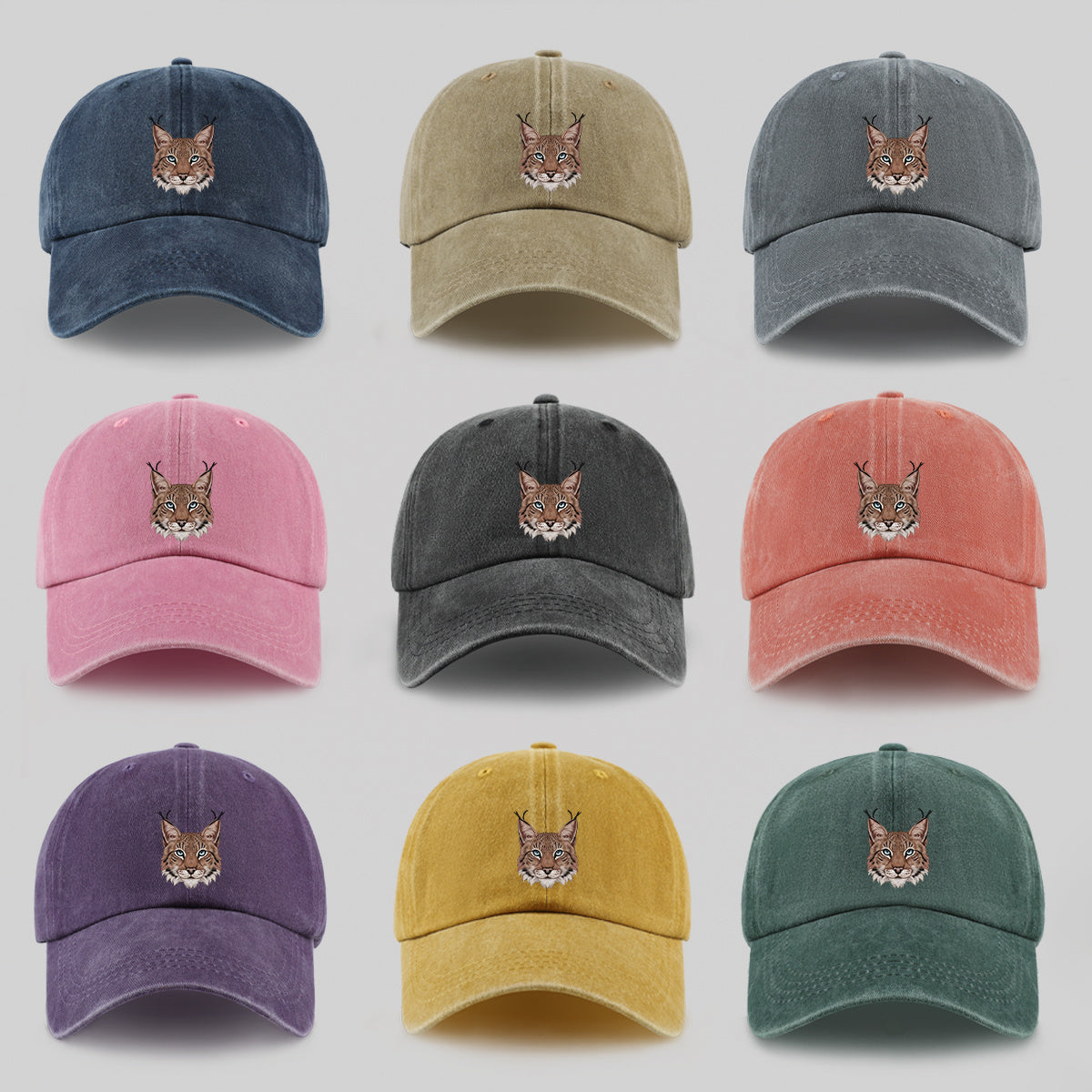 1pc Lynx Pattern Baseball Cap | Lightweight, Comfortable, Breathable, Adjustable Fit, Ideal for Beach Vacations, Casual Outdoor Activities, and Valentine's Day Gifts