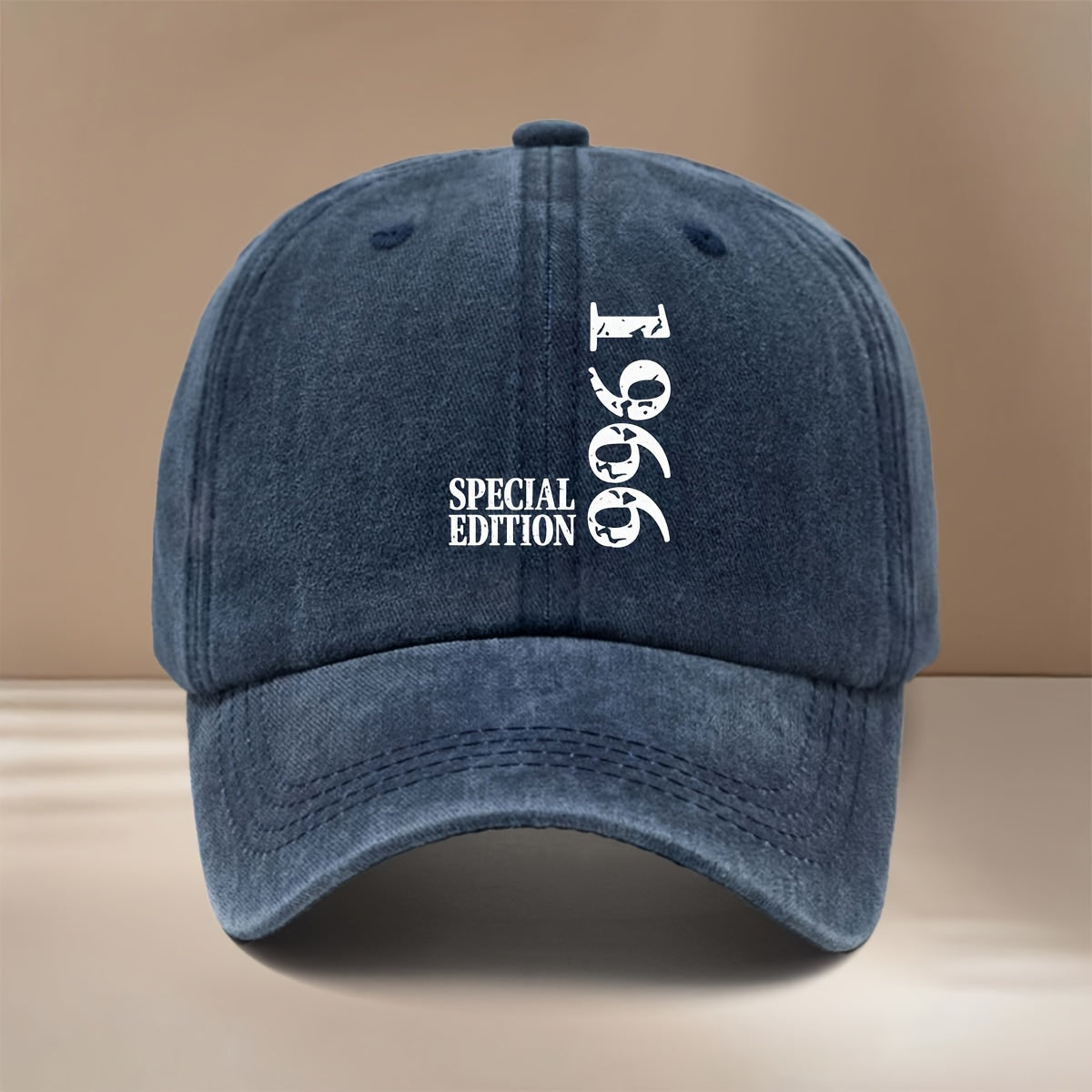 1966SPECIAL EDITION Letter Pattern Baseball Cap, Trendy Lightweight Hip-Hop Cap, Unisex, Adjustable Size, Curved Brim, Vintage Distressed Duckbill Cap, Washed Distressed Style, Soft Top Cap, Fashionable And Unique Casual Hat, Best Choice for Travel