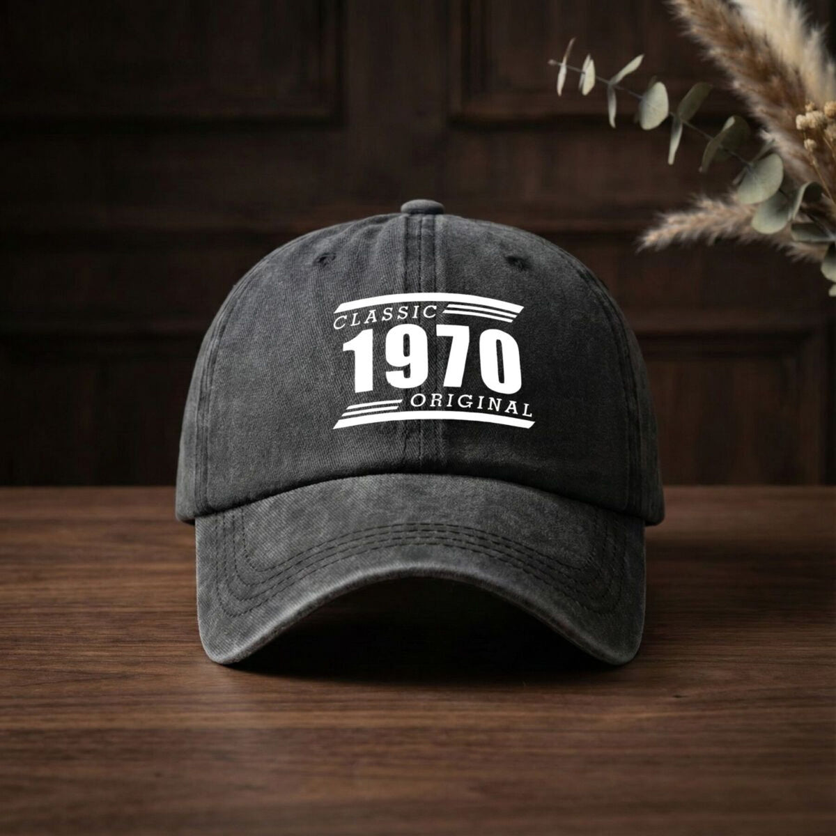 1970 Classic Vintage Washed Distressed Duckbill Cap, Unisex, Outdoor Baseball Cap, Adjustable, Washed Vintage Style, Lightweight And Breathable Golf Cap