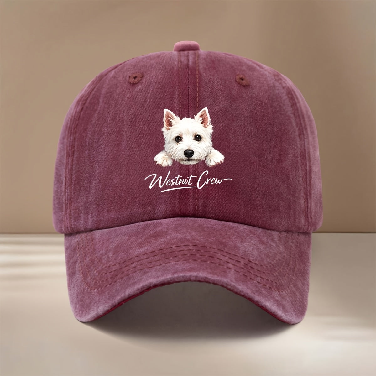 This Is a Westnut Crew Printed Baseball Cap, a Trendy, Comfortable, and Adjustable-sized Snapback Hat Suitable for Both Men and Women. It Is a Lightweight,  Curved-brim Hat Perfect for Outdoor Sports, Dinners, Camping, and Other Occasions