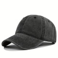 Men's Summer Casual Washed Baseball Hat, Lightweight Adjustable Outdoor Sun Hat for Everyday