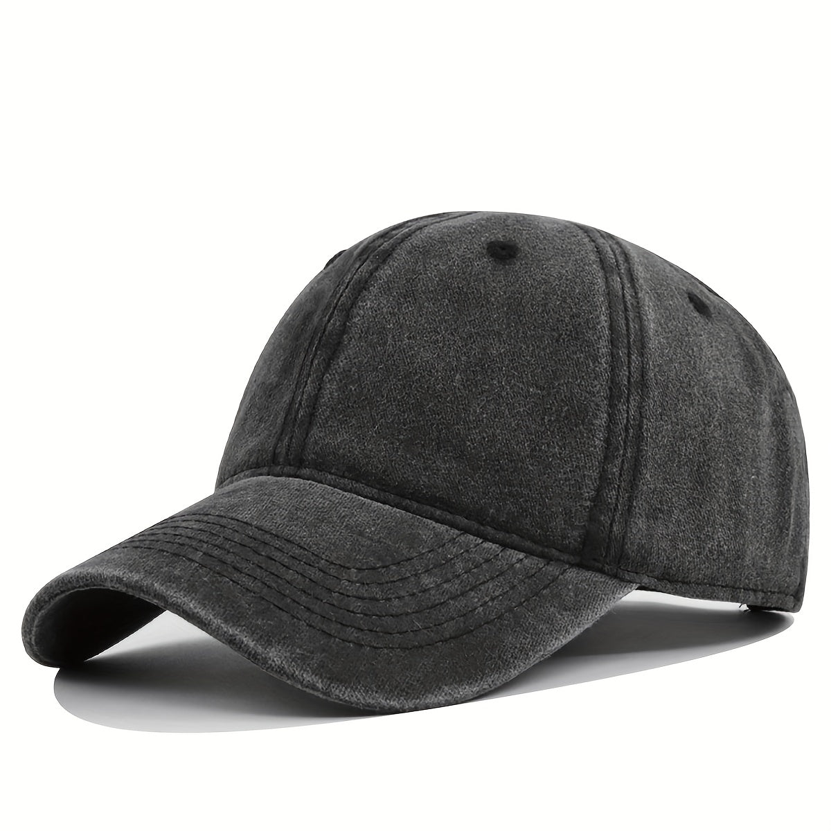 Men's Summer Casual Washed Baseball Hat, Lightweight Adjustable Outdoor Sun Hat for Everyday