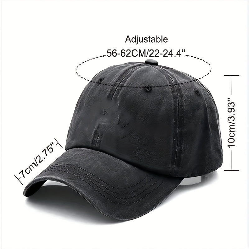 "Pique Ball" Golf Cap, Hand Washable, Polyester Fabric, Adjustable Unisex Golf Hat, Suitable for Leisure, Parties, Etc
