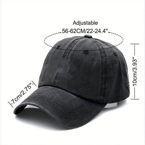 "Pique Ball" Golf Cap, Hand Washable, Polyester Fabric, Adjustable Unisex Golf Hat, Suitable for Leisure, Parties, Etc