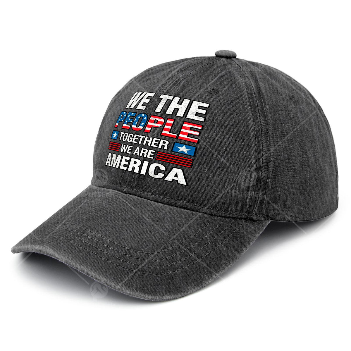 Together We Are America US Flag Vintage Baseball Hat Unisex Stylish Washed
