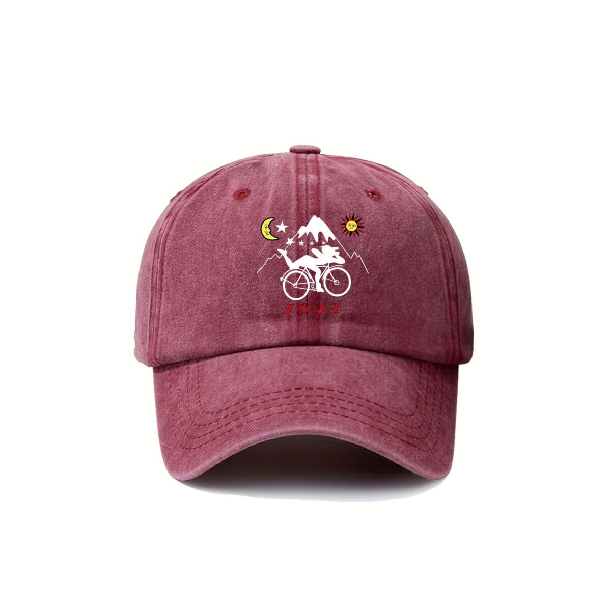 Ycle Day Al Hofmann Art Men' & Soft Top Baseball Cap - Adjustable Dad Hat with Al Hofmann Art, Breathable Pull-String Closure, Machine Washable Suitable for Outdoor Sports, Driving, Casual Wear, Street Style