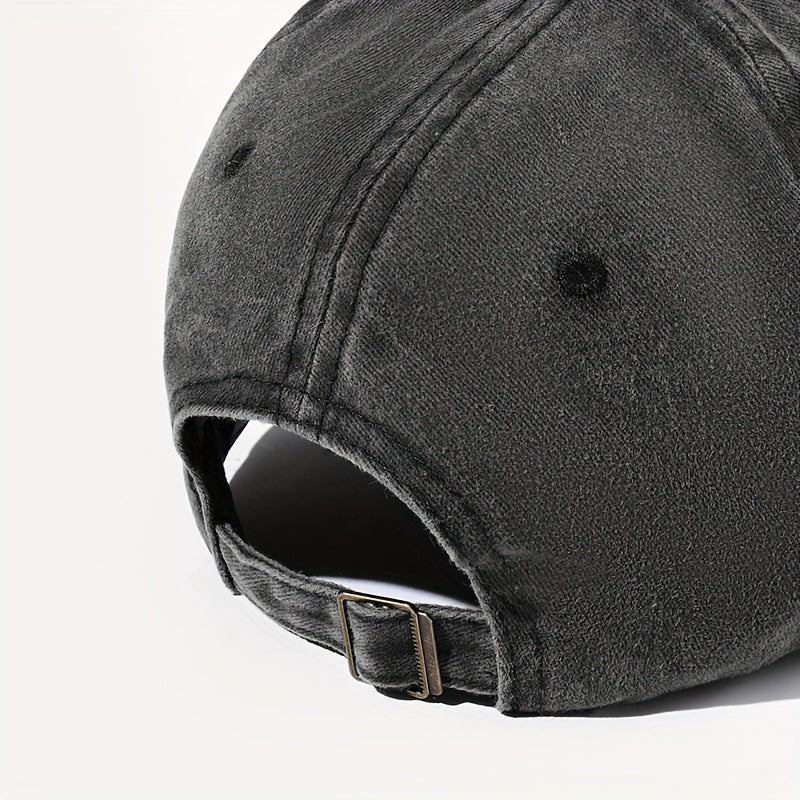 Men' & Women' Vintage French "Je M'en Moque" Trucker Hat - Adjustable Washed Soft-Top Baseball Cap Suitable for Outdoor, Fishing, Sports, Casual Wear - Unisex Suitable for Driving, Vacation, and Daily Activities
