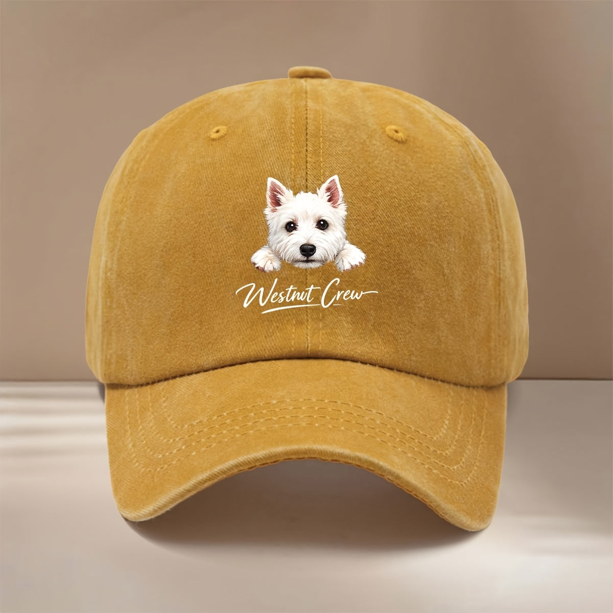 This Is a Westnut Crew Printed Baseball Cap, a Trendy, Comfortable, and Adjustable-sized Snapback Hat Suitable for Both Men and Women. It Is a Lightweight,  Curved-brim Hat Perfect for Outdoor Sports, Dinners, Camping, and Other Occasions