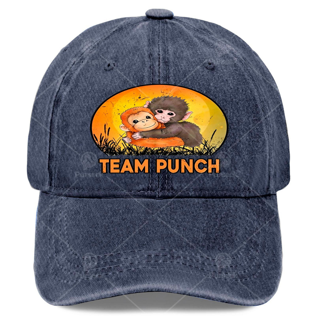 Cute Babys Monkey Punchs Vintage Baseball - Retro Monkey Print Full-Body Iconic Monkey, Lightweight Unisex Hat Suitable for Christmas, Games, 4th of, Casual Wear & Themed Events, Hand Washable for &