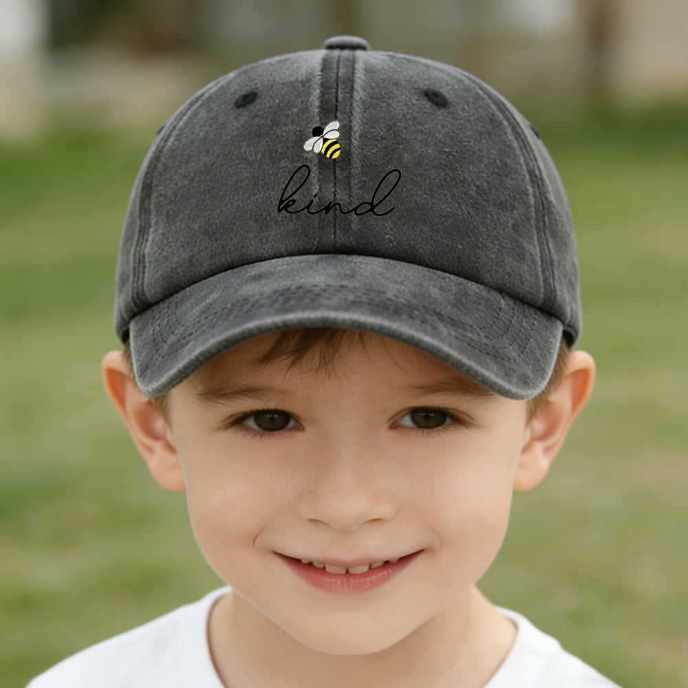 Unisex Printed Baseball Cap, Classic Washed Distressed Vintage Duckbill Cap for Outdoor, Casual, Sports, Shopping, and Vacation,  Street Rock Rap Hip-Hop Hat, Soft, Comfortable, Sweat-Absorbent, Adjustable Cap