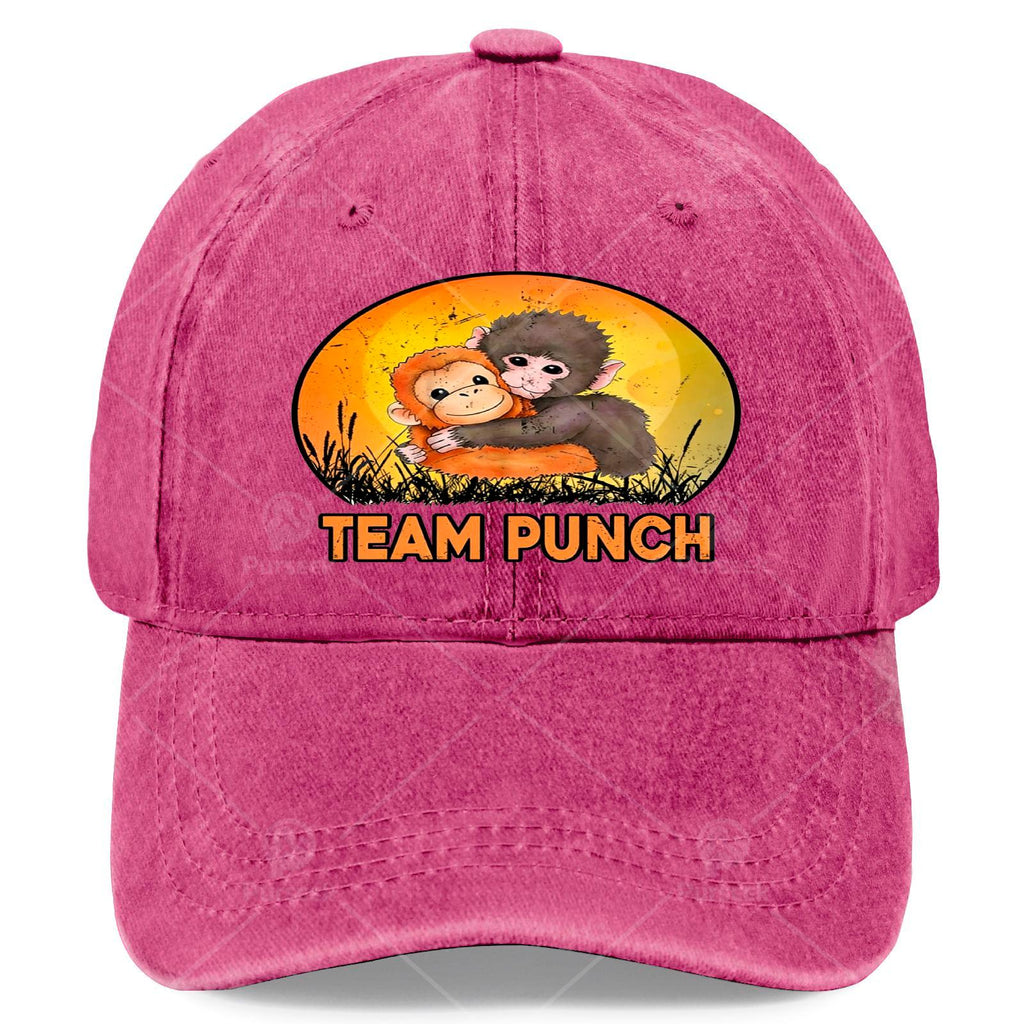 Cute Babys Monkey Punchs Vintage Baseball - Retro Monkey Print Full-Body Iconic Monkey, Lightweight Unisex Hat Suitable for Christmas, Games, 4th of, Casual Wear & Themed Events, Hand Washable for &