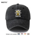 A Unisex, Fashionable and Versatile Printed Campfire Camping Baseball Cap, a Classic Retro Washed Outdoor Lightweight Curved Brim Cap, a Trucker Baseball Cap, Suitable for Outdoor Vacations, Travel, Camping and Other Casual Occasions, a Hip-hop Cap F