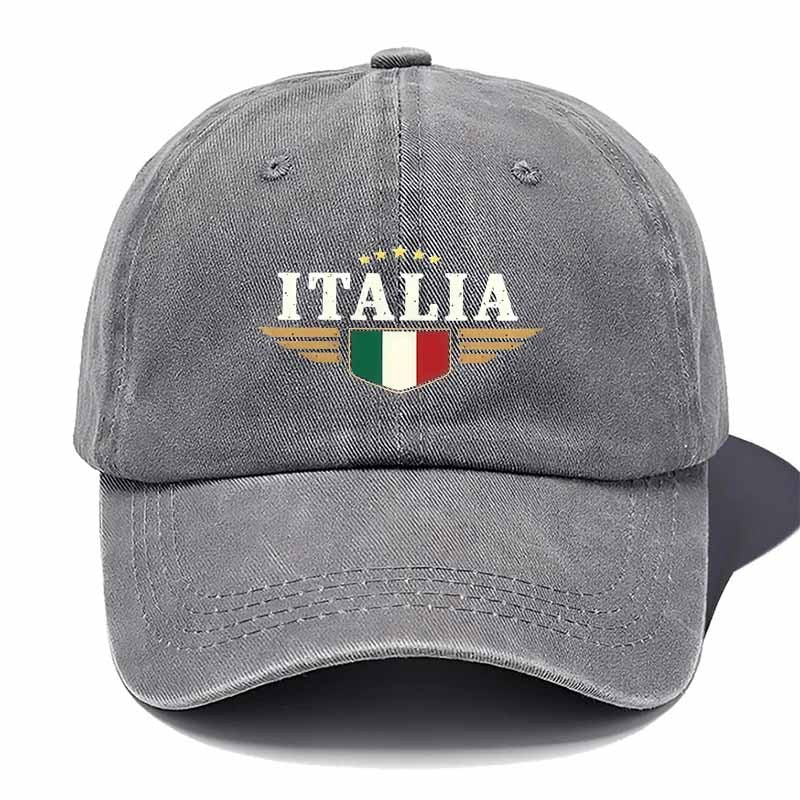 Italian Flag Baseball Cap Suitable for - Lightweight Breathable Hat with Italy Lettering & Tricolor Emblem, Unisex Travel Hat for Men & Women, Italian Heritage Outfit, Outdoor Events & Casual Wear (Durable)