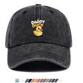 1pc "DADDY DU" Fun Rubber Duck Print Baseball Cap, Cute Cartoon Sun Hat, Fashion Casual All-Match Unisex Duckbill Cap, Adjustable Size, Dad Fishing Hat, Mom Shopping Hat, Hiking Riding Hat, Suitable for Daily Outing, Park Play, Party Gathering