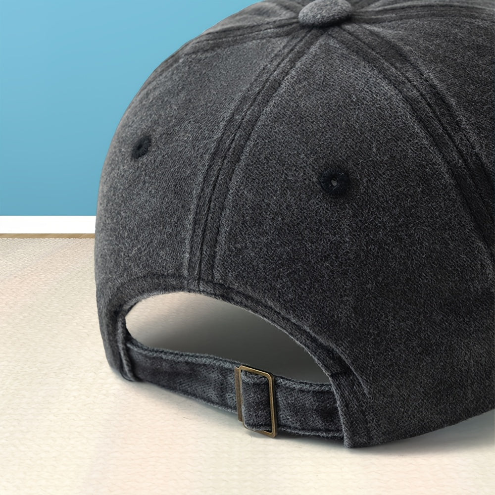 Adult Unisex Printed Baseball Cap Men Women Classic Washed Distressed Vintage Duckbill Cap Outdoor Casual Sports Streetwear Vacation Hat Individual Street Rock Rap Hip-Hop Cap Soft Comfortable Sweat-Absorbing Adjustable Hat