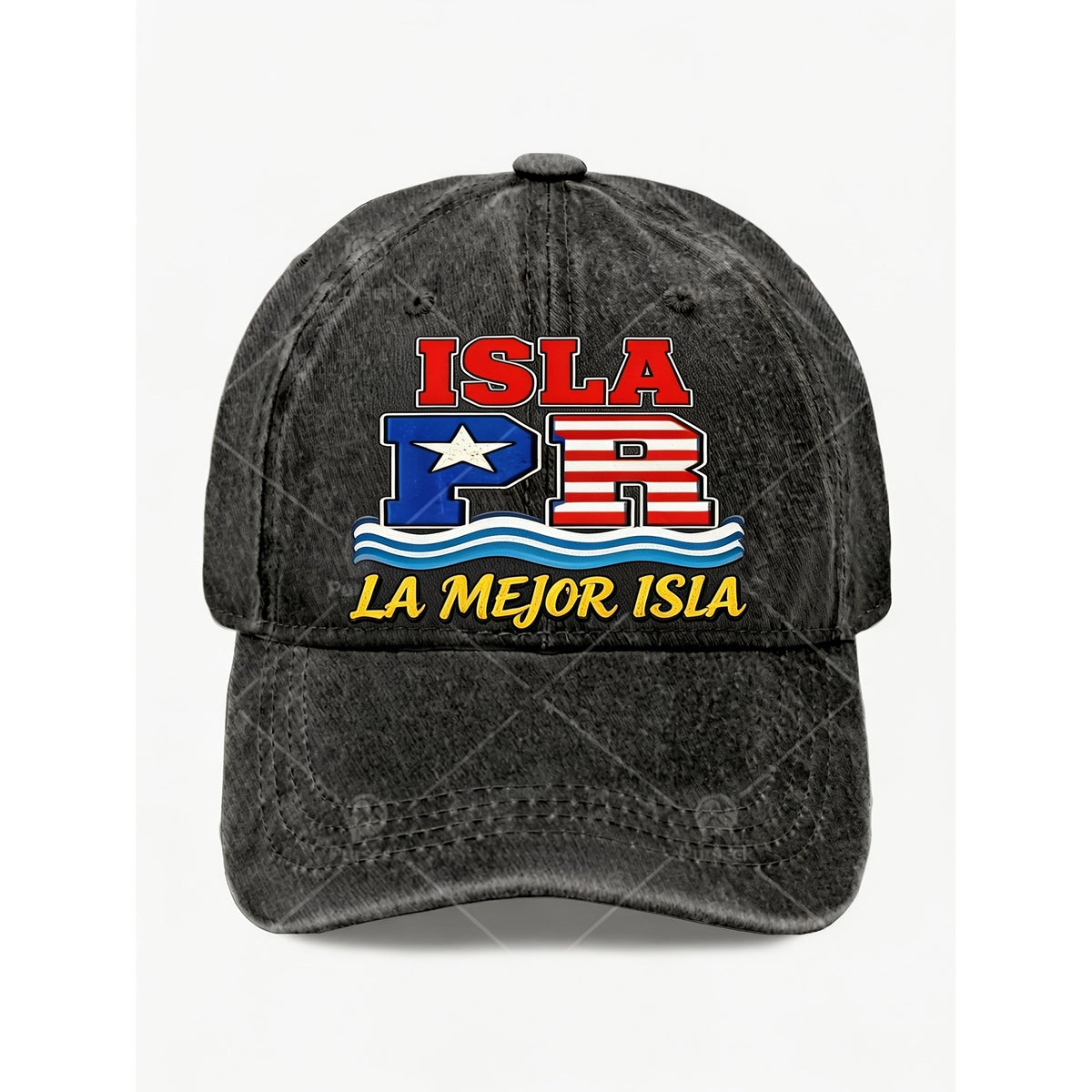 Vintage Isla PR The Best Island Baseball Cap for Men Women Casual Street Style Summer Holiday Gift Hat