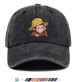 1pc 1pcs Monkey Print Baseball Cap with Straw Hat - Adjustable Snapback, Breathable Sun Hat Suitable for Outdoor, Travel, Birthday Parties, Unisex for Men & Women, for Parents, Gift, Casual Cap for Park Picnic, Festival Gift
