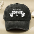 Vintage Total Boss Sophie Graphic Hat Unisex Casual Street Style Cool Baseball Cap for Anniversary Gift