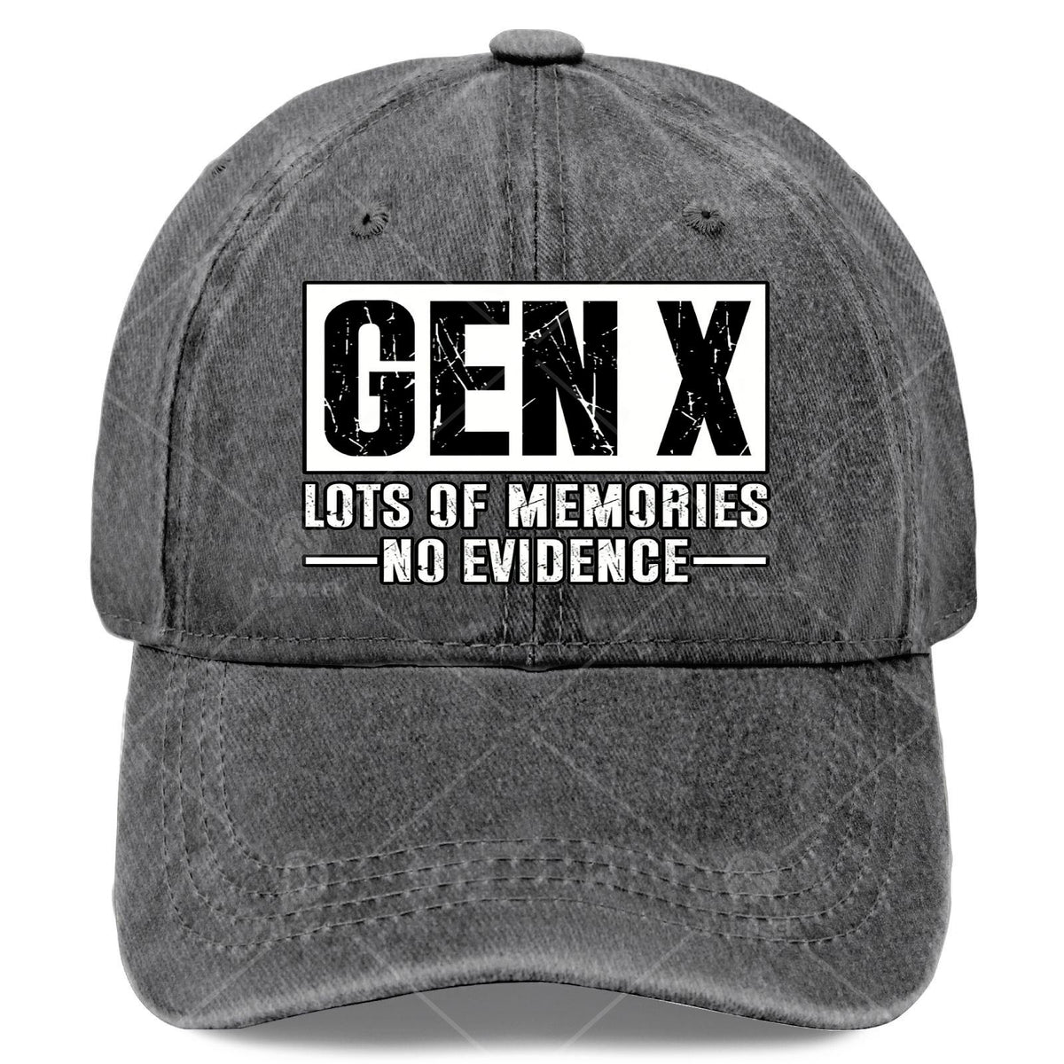 Unisex Stylish Washed Baseball with Plenty of Memories from Gen X, But No Proof