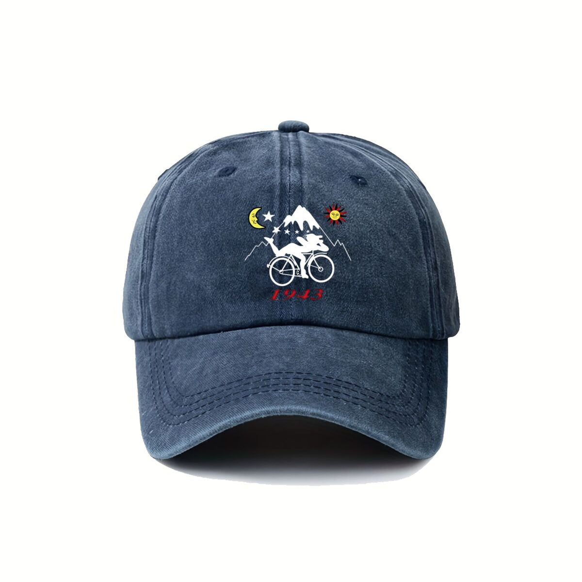 Ycle Day Al Hofmann Art Men' & Soft Top Baseball Cap - Adjustable Dad Hat with Al Hofmann Art, Breathable Pull-String Closure, Machine Washable Suitable for Outdoor Sports, Driving, Casual Wear, Street Style