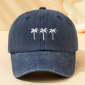 Summer New Trendy Brand Coconut Tree Print Baseball Cap Men's Casual Versatile Duckbill Cap Breathable Outdoor Sports Cap Father's Day Gift for Dad Husband Practical Goodies