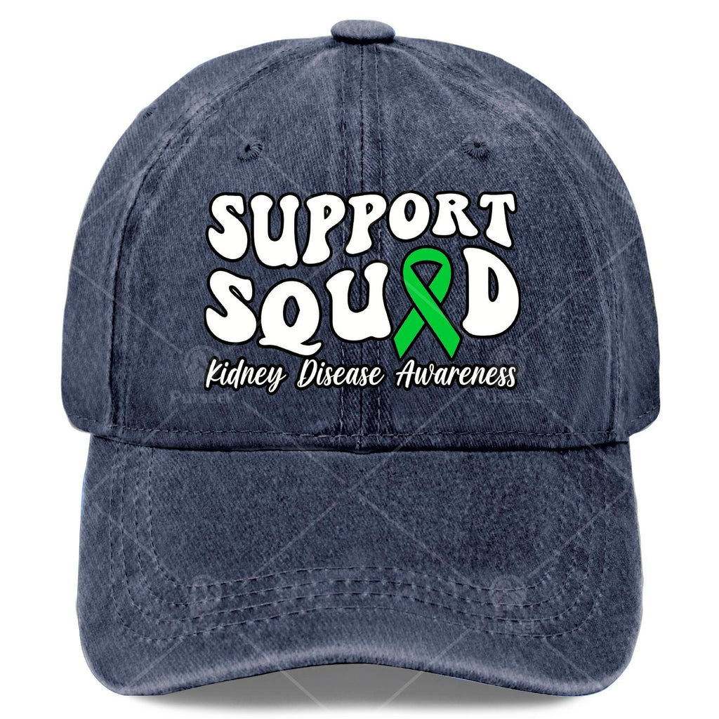 Unisex Baseball with a Green Ribbon for Kidney Disease Awareness Support