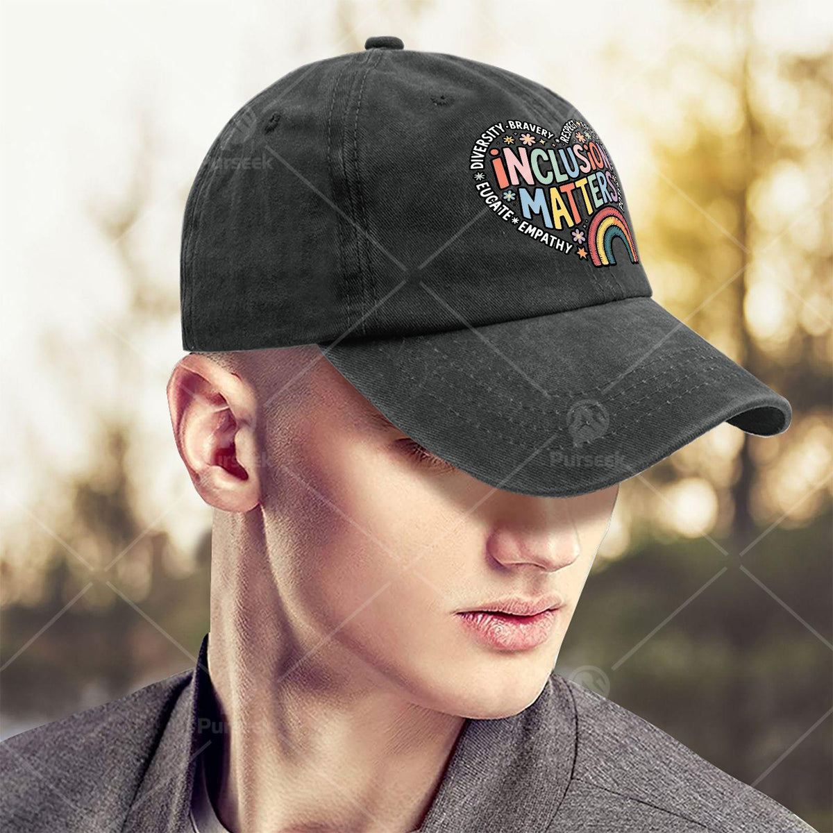 Inclusion Matters Special Education Teacher SPED Autism Baseball Hat Unisex