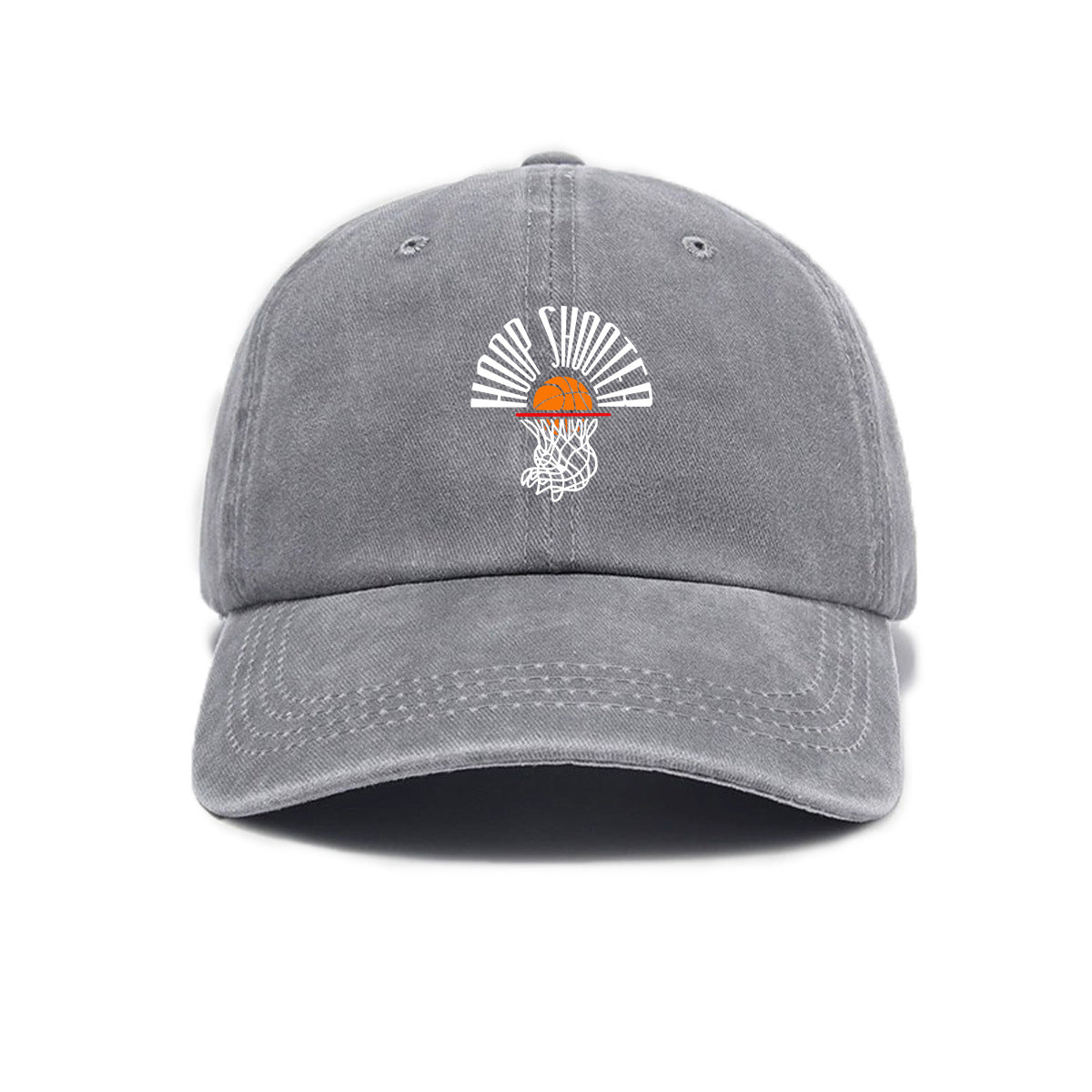 1 Washed Distressed Printed Baseball Cap, Adult Simple Vintage Sun Baseball Cap, Unisex Versatile Washed Distressed Cartoon Print Soft Top Baseball Cap