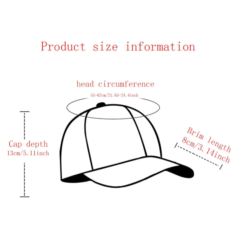 Fashion 1pc American Land of Liberty Printed Washed Distressed Style Baseball Cap Unisex Outdoor Casual Hat