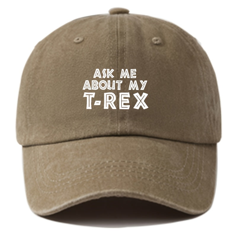 A Printed Washed Vintage Unisex Baseball Cap, Adjustable, in European and American Fashion, Featuring a Duckbill Style, Suitable for Outdoor Camping, Travel, Parties, Hip-hop, and Curved-brim Designs, Making It a Trendy Baseball Cap