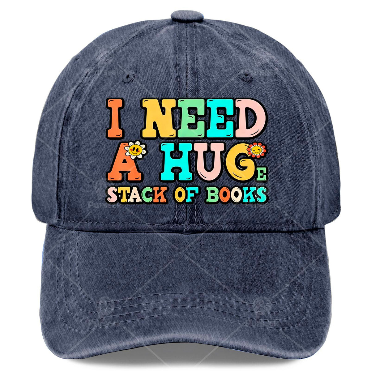 Vintage Bookworm Baseball Cap - Full Book Print Design, Suitable for Reading Enthusiasts, As a Christmas Gift, for Book-Themed Events, And for Everyday Casual Wear. Unisex Design, with a Round Top And Flat Brim