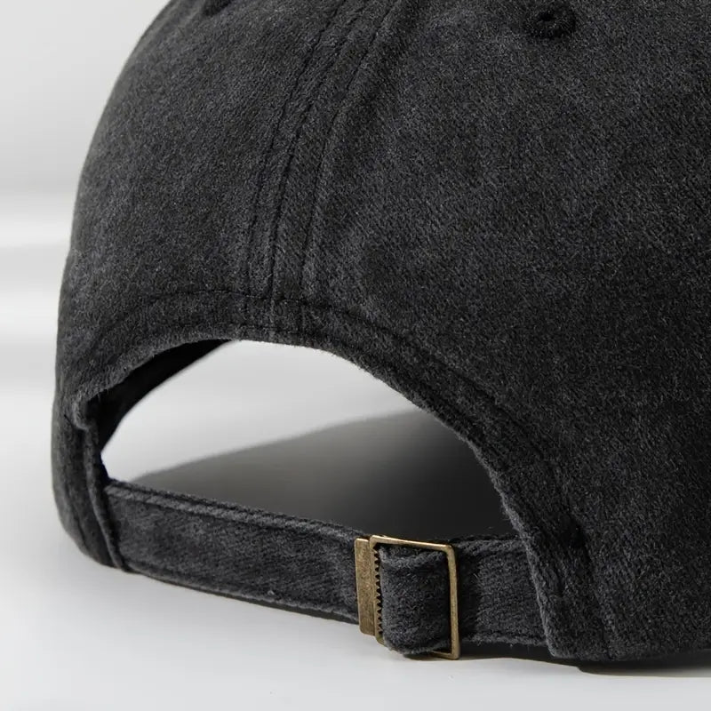1 Bob Print Cap, Women's Hat, Men's Beach Hat, Washed Baseball Cap, Breathable Washed Cap, Adjustable DAD Cap, Suitable for Outdoor Activities and Parties, for Personal Use or as a Birthday Gift