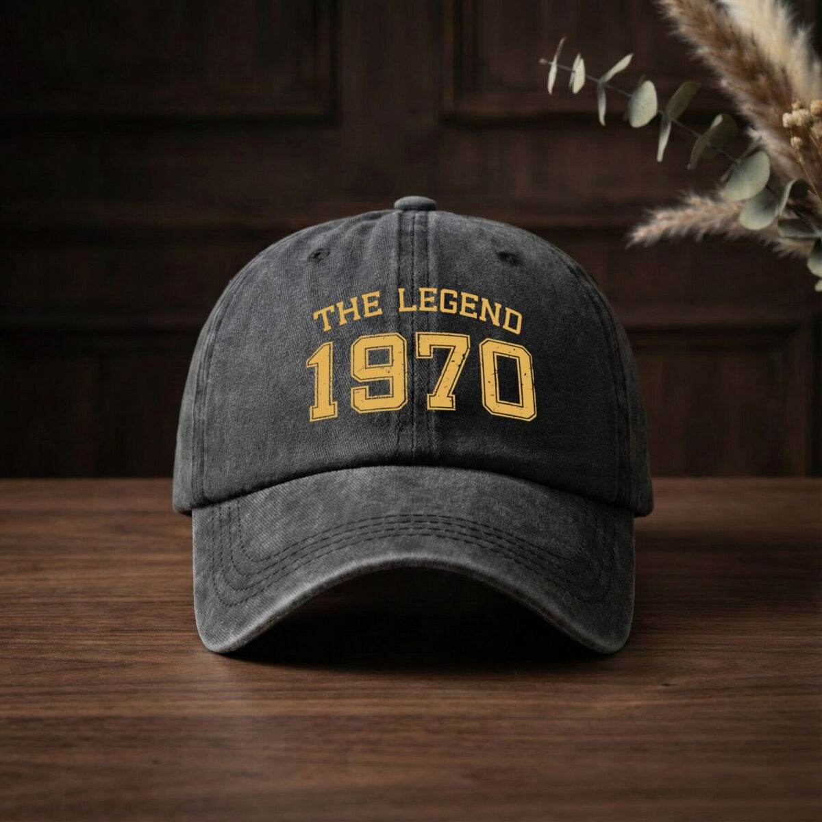 1970 Legend Vibe Vintage Washed Distressed Duckbill Cap Unisex Outdoor Baseball Cap Adjustable Washed Vintage Style Lightweight Breathable Golf Cap