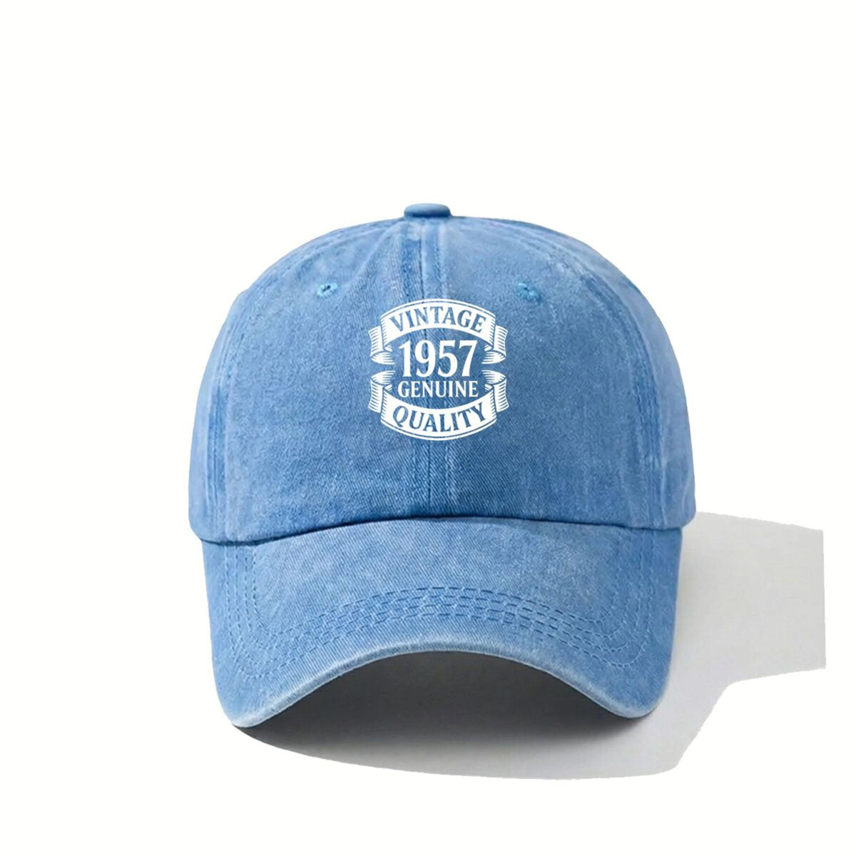1957 Vintage Retro Timeless Statement Print Classic Vintage Baseball Cap for Outdoor Activities, Unisex Casual Sports Sun Hat