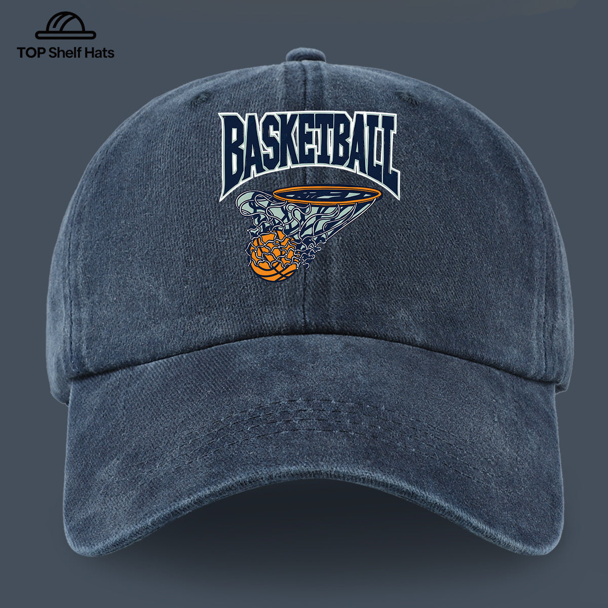 1pc American Retro Basketball Pattern Design Printed Baseball Cap, Lightweight Comfortable Breathable Adjustable Size, Black PAPA Truck Driver Retro Dad Hat, Mom Beach Vacation Sun Hat, Youth Couple Outdoor Skate Hat