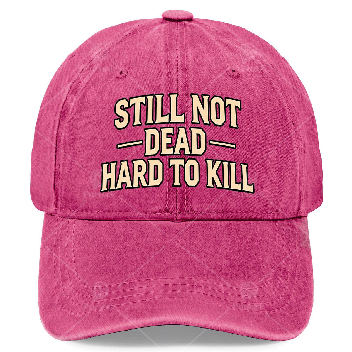 Still Not Dead Baseball Hat Unisex Fashion Washed Distressed Cap
