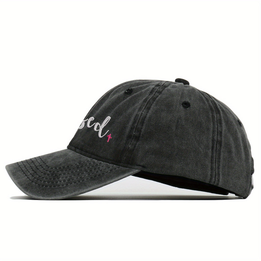 Blessed Baseball Cap Washed Baseball Cap Outdoor Casual Sun Hat
