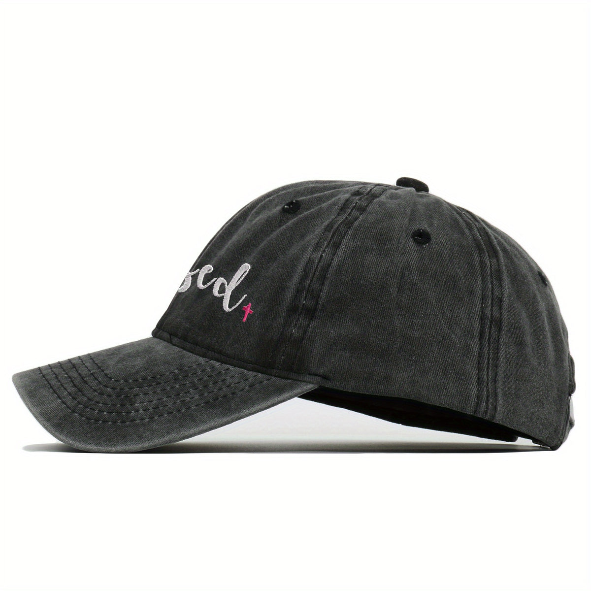 Blessed Baseball Cap Washed Baseball Cap Outdoor Casual Sun Hat