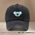 This Is a Cartoon Koala Pattern Printed Baseball Cap, Fashionable Comfortable Adjustable Size 6-Panel Hat Unisex Lightweight Individual Style Duckbill Cap Outdoor Sports Dining Camping Matching Easy Trendy Curved Brim Hat Sports Event Cheerleading M