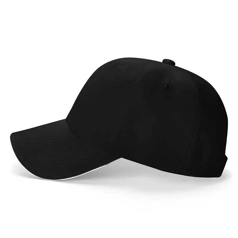 Sandwich Brim Baseball Cap, Adjustable Unisex Casual Hat, Ideal for Halloween Christmas Party, Holiday Gift for Daily Outdoor Wear