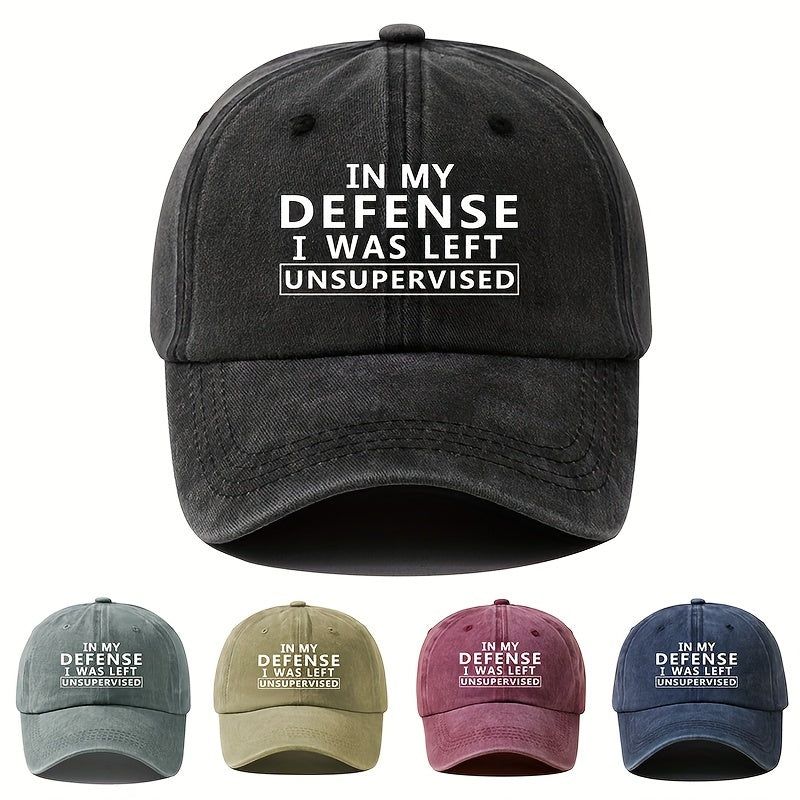Vintage Washable Lettering Trucker Hat - Adjustable Cap with - Letters, Outdoor Casual Suitable for, Camping, Parties & Daily Wear - Hand Washable Textile Cap (No Dry)