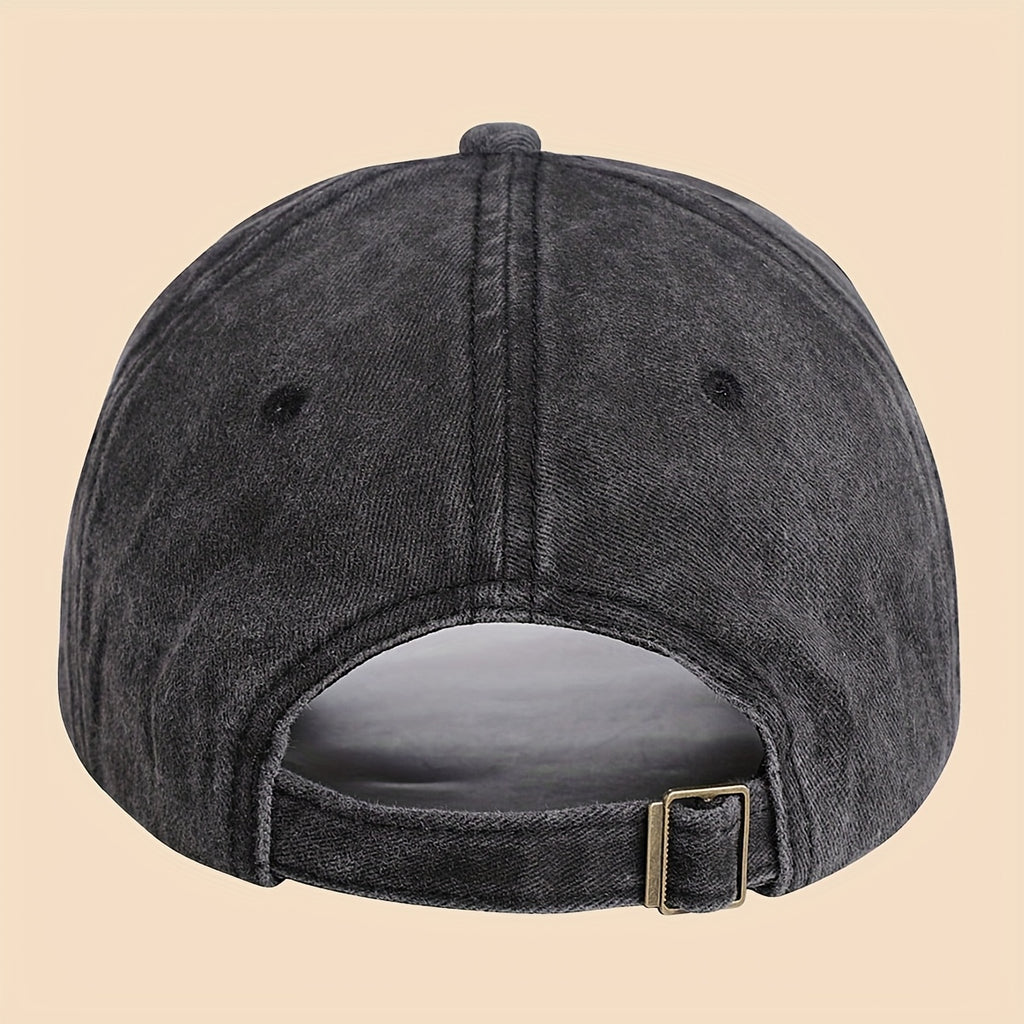1 GymFlex Pro Breathable Baseball Cap with GYM Print and Dumbbell Design - Washed Fitness Cap, Suitable for Men, Women, and Teens - Ideal Accessory for Gym, Outdoor Activities, Camping, Cycling, and Skateboarding - Vibrant Lifestyle Hat