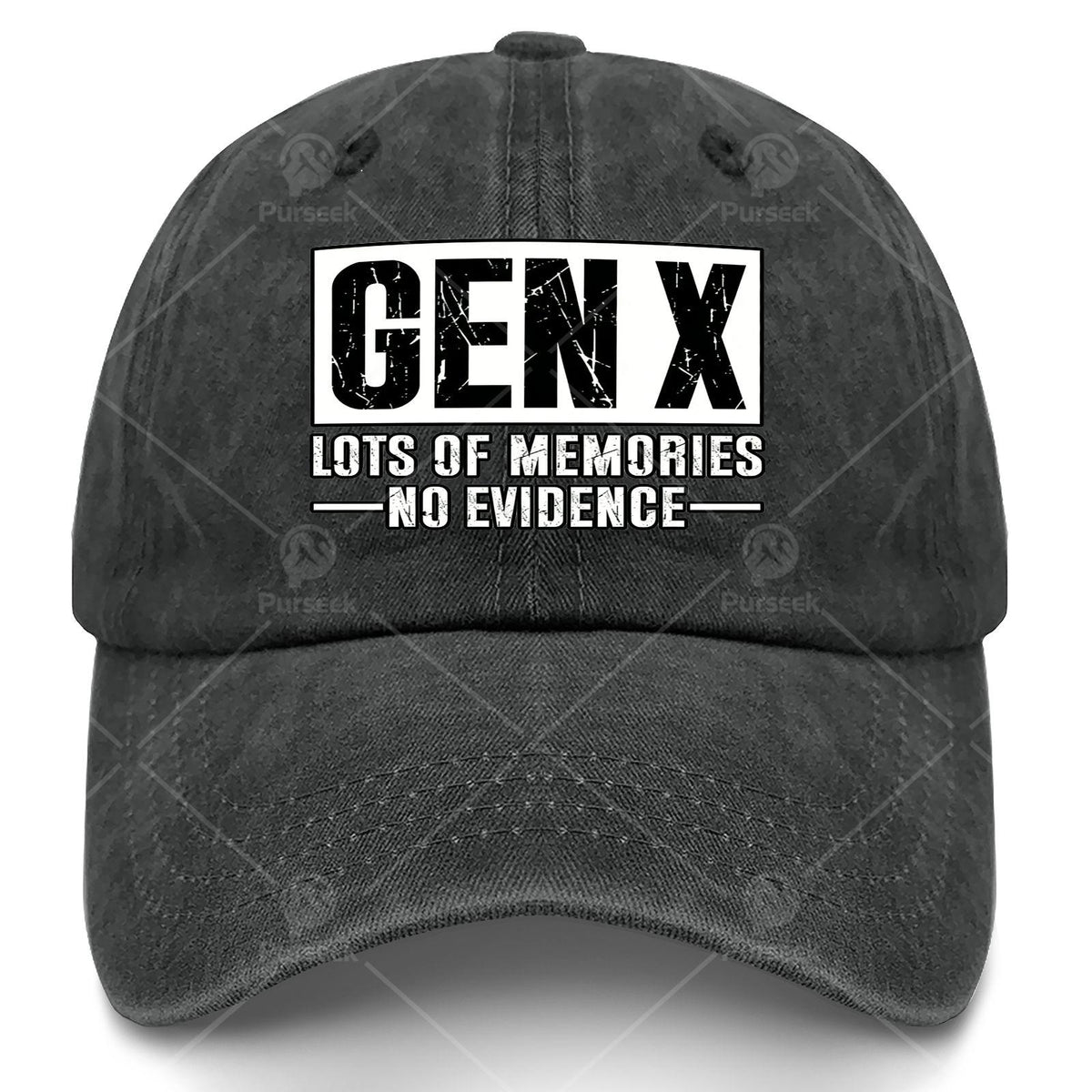Unisex Stylish Washed Baseball with Plenty of Memories from Gen X, But No Proof
